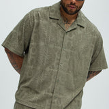 Camisa Link Textured - Oliva