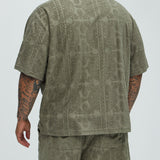 Camisa Link Textured - Oliva