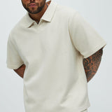 Camisa Polo Turner Short Sleeve - Crema