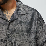 Camisa Harrison Jacquard - Carbón