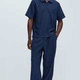 Camisa Polo Turner Short Sleeve - Azul Marino