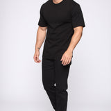Pantalón De Mezclilla Mike Straight - Negro