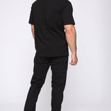 Pantalón De Mezclilla Mike Straight - Negro