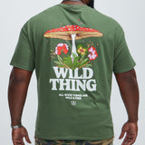 Camisa De Manga Corta Wild Thing Trip - Verde Salvia