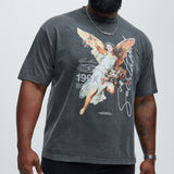 Camisa De Manga Corta Sainthood 199X - Negro