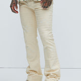 Pantalón Apilado De Pierna Ancha No Trace Just Lace - Hueso