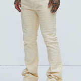 Pantalón Apilado De Pierna Ancha No Trace Just Lace - Hueso