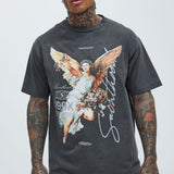 Camisa De Manga Corta Sainthood 199X - Negro