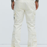 Pantalón Nikko Slim Flare - Crema