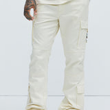 Pantalón Nikko Slim Flare - Crema