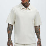 Camisa Polo Turner Short Sleeve - Crema