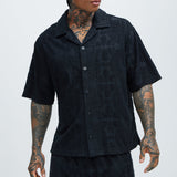 Camisa Link Textured - Negro