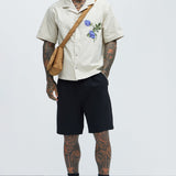 Camisa Alban Embroidery - Hueso