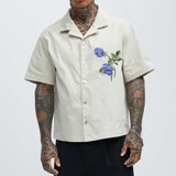 Camisa Alban Embroidery - Hueso