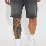 Shorts de mezclilla Cornell Slim - Lavado negro