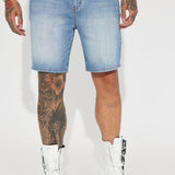 Shorts de Mezclilla Cornell Slim - Lavado Claro