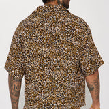 Print

Camisa de manga corta con botones Primal Noise - Estampado de leopardo