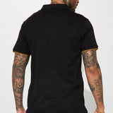 Camisa Polo Pharaoh Bustdown - Negro