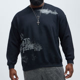 Sudadera Just Hits Different - Negro