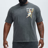 Camisa De Manga Corta Divine Within - Negro