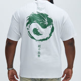 Camisa De Manga Corta Never Give Up Balance - Blanco