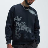 Sudadera Just Hits Different - Negro