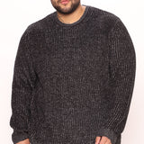 Suéter Tipo Jersey Heavy Ribbed - Negro/Combinado