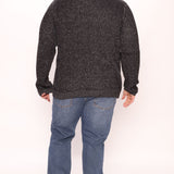 Suéter Tipo Jersey Heavy Ribbed - Negro/Combinado