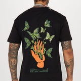 Camisa De Manga Corta Let's Get Away - Negro