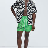 Camisa Overlapping - Off White/combo