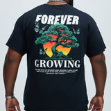 Camisa De Manga Corta Forever Growing - Negro