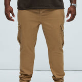 Pantalones Tipo Cargo Kyle - Caqui