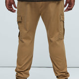 Pantalones Tipo Cargo Kyle - Caqui