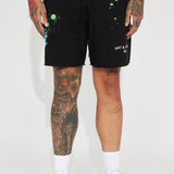 Shorts Art And Design Dept - Negro