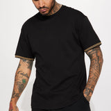 Camisa De Manga Corta Pharaoh Bustdown - Negro