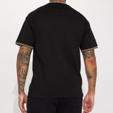 Camisa De Manga Corta Pharaoh Bustdown - Negro