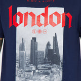 Camisa De Manga Corta London - Azul Marino
