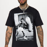 Camisa De Manga Corta Ali Jab Cross - Negro