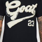 Camisa De Manga Corta Baseball Goat - Negro