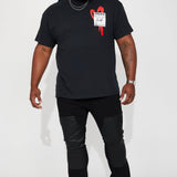 Camisa De Manga Corta Create Love - Negro