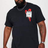 Camisa De Manga Corta Create Love - Negro