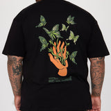 Camisa De Manga Corta Let's Get Away - Negro