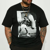 Camisa De Manga Corta Ali Jab Cross - Negro