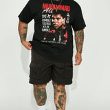 Camisa De Manga Corta Muhammad Ali Rumble - Negro