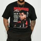 Camisa De Manga Corta Muhammad Ali Rumble - Negro