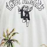 Camisa De Manga Corta Lost Angeles Paradise - Hueso