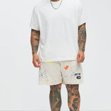Shorts Art Dept Sweat - Bronceado