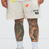 Shorts Art Dept Sweat - Bronceado