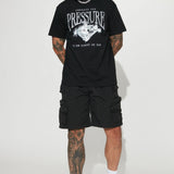 Camisa De Manga Corta Embrace The Pressure - Negro