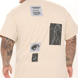 Camisa De Manga Corta Love And Hate - Arena